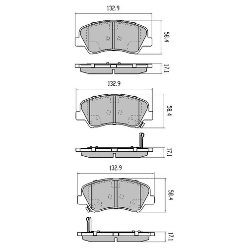 RDA Front Brake Disc Rotors (pair) & Heavy Duty Brake Pads RDA8197-RDX2173 RDA8197 thumbnail