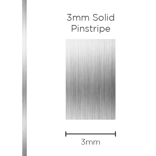 SAAS 3mm Pinstripe Solid Silver 10m SAAS-1107 1107 thumbnail