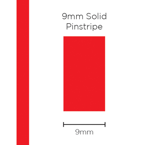 SAAS 9mm Pinstripe Solid Red 10m SAAS-11303 11303 thumbnail