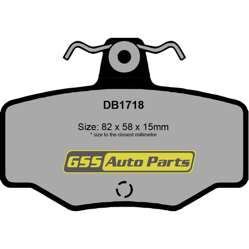 Hi-Q Rear Brake Pads SDB1718 DB1718 thumbnail