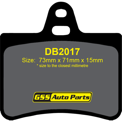 Hi-Q Rear Brake Pads SDB2017 DB2017 thumbnail
