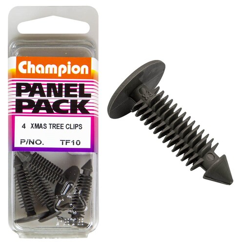Champion Fasteners Christmas Tree Clips (16Mm Head, 22Mm Length, To Suit 6.8Mm Hole) - Pack Of 4 TF10 thumbnail
