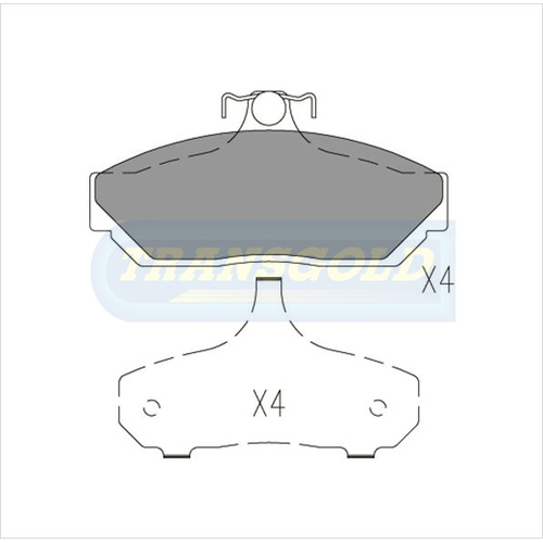 Front Brake Disc Pads TG1023N DB1023 thumbnail
