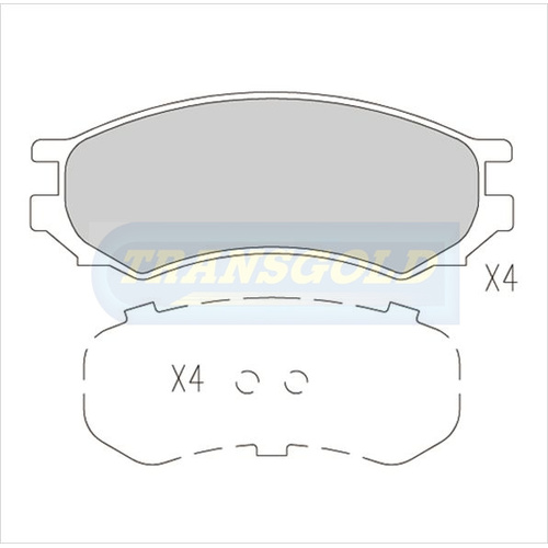 Front Brake Disc Pads TG1214N DB1214 thumbnail