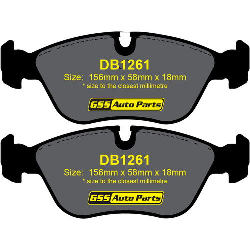 Front Brake Disc Pads TG1261N DB1261 thumbnail