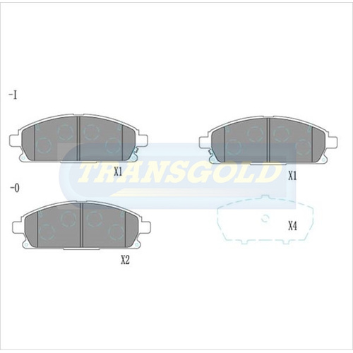 Front Brake Disc Pads TG1333N DB1333 thumbnail