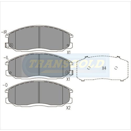 Front Brake Disc Pads TG1745N DB1745 thumbnail