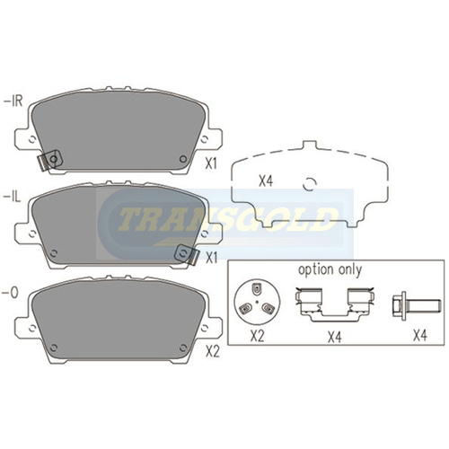 Front Brake Disc Pads TG2047N DB2047 thumbnail