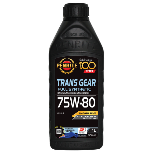 Penrite Trans Gear Oil Semi Syn Transaxle Transfer Case Manual Gearboxes 75W-80 1L thumbnail