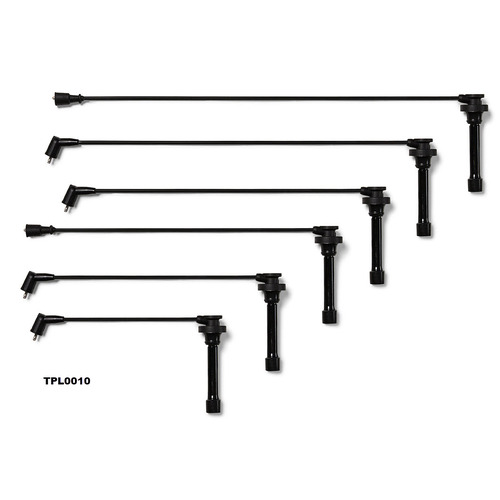 Tri-Power & Goss Ignition Leads, Spark Plugs, And Coil Set - Black TPL0010-TPX004C thumbnail