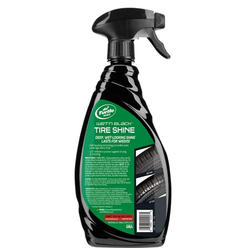 Turtlewax Wet N Black Ultra Wet Tyre Shine Spray 680mL 50181 thumbnail