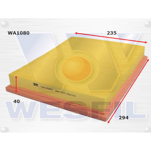 Wesfil Cooper Air Filter WA1080 A1433 thumbnail