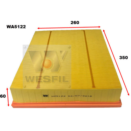 Wesfil Cooper Air Filter Wa5122 A1755 thumbnail