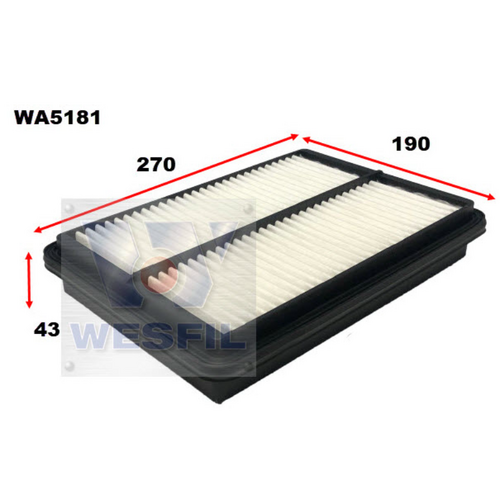 Wesfil Cooper Air Filter WA5181 A1870 thumbnail