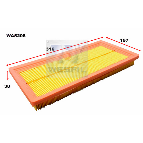 Wesfil Cooper Air Filter A1731 WA5208 thumbnail
