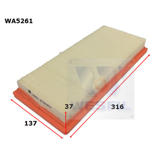 Wesfil Cooper Air Filter Wa5261 A1978 thumbnail