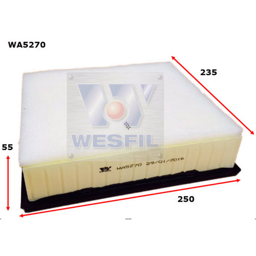 Wesfil Cooper Air Filter WA5270 A1828 thumbnail