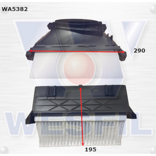 Wesfil Cooper Air Filter - Rh WA5382 A1940 thumbnail