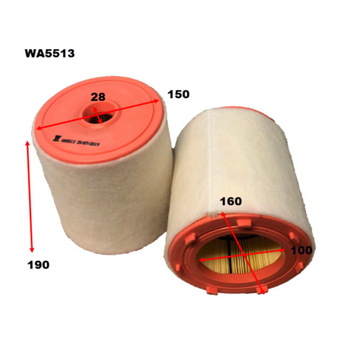 Wesfil Cooper Air Filter Wa5513 thumbnail