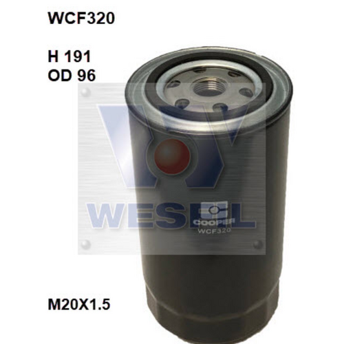 Wesfil Cooper Diesel Fuel Filter Wcf320 Z1010 thumbnail