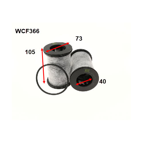Wesfil Cooper Crankcase Ventilation Oil Catch Can Filter WCF366 RCC150F thumbnail