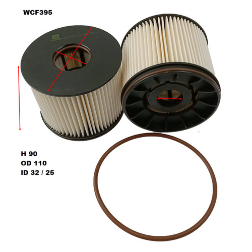 WESFIL COOPER Diesel Fuel Filter R2922P WCF395 thumbnail