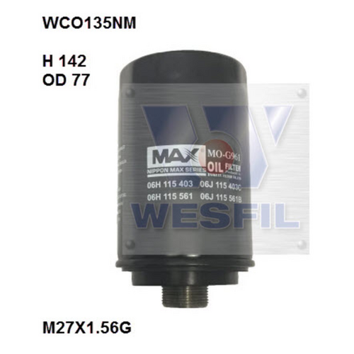 Wesfil Cooper Oil Filter & Remover Tool WCO135NM-WCTF06 thumbnail