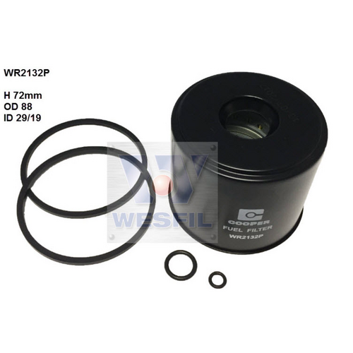 Wesfil Cooper Diesel Fuel Filter R2132P WR2132P thumbnail