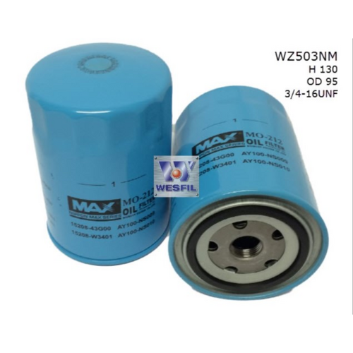 Nippon Max Oil Filter Z503 WZ503NM thumbnail