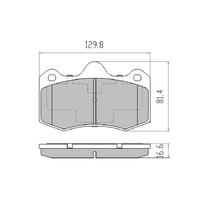 Front Remsa Brake Pads 643-20 suits Front Bosch Calipers