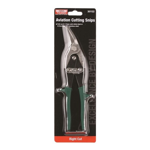 Toledo Aviation Snips 250mm Right Cut 301122 301122 thumbnail