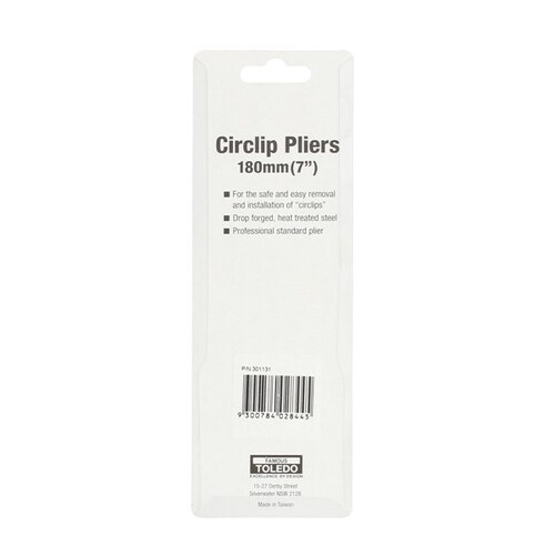 Toledo Circlip Pliers 7in Ext Str Tips 301131 301131 thumbnail