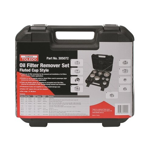 Toledo Oil Filter Wrench Cup Style Set 305072 305072 thumbnail