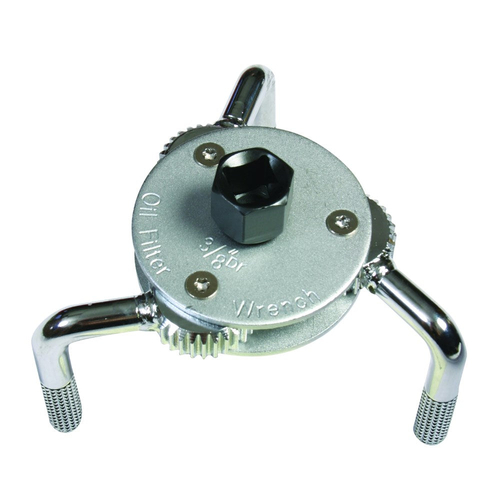 Toledo Triple Claw 75-120mm Oil Filter Tool with 1/2" to 3/8" Drive Adaptor Reversible 305209 thumbnail