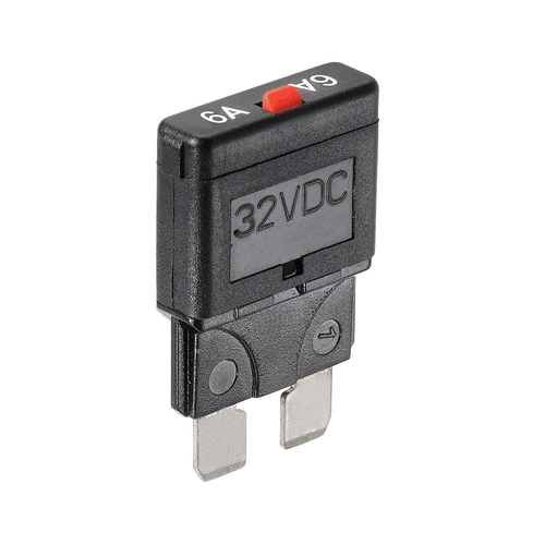 Narva 5 Amp Black Manual Resetting Circuit Breaker 55705BL thumbnail