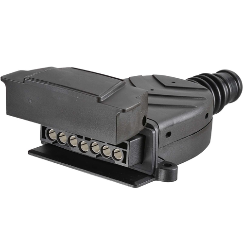Narva 7 Pin Flat Waterproof Trailer Socket. 82047 thumbnail