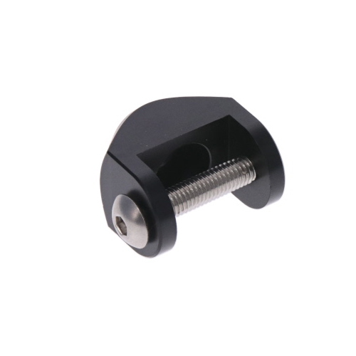 Raceworks Fuel Rail Extrusion Clevis Mount Black ALY-112BK thumbnail