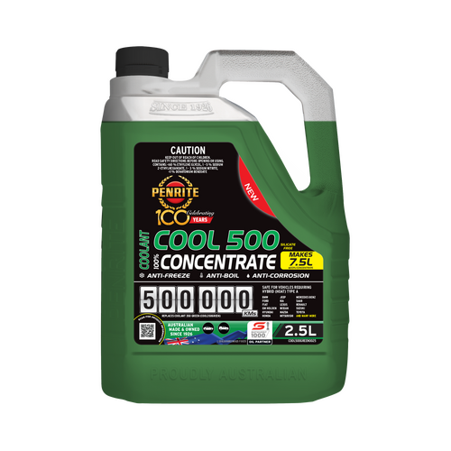 Penrite Coolant Green Concentrate 2.5L 500,000KM COOL500GREEN0025 thumbnail