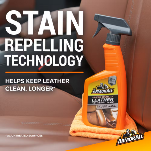 Armor All Ultra Shield Leather Treatment & Cleaner + Ceramic 500mL AUDLTCCRT-500-1ANZ thumbnail