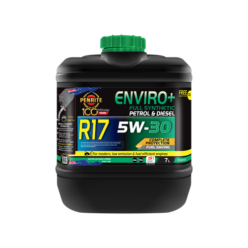 Penrite ENVIRO+ R17 5W-30 Full Synthetic Engine Oil 7L thumbnail