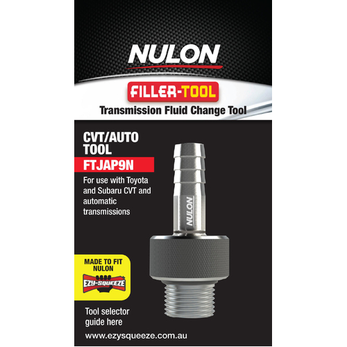 Nulon FILLER-TOOL FTJAP9N Transmission Fluid Filler Tool thumbnail