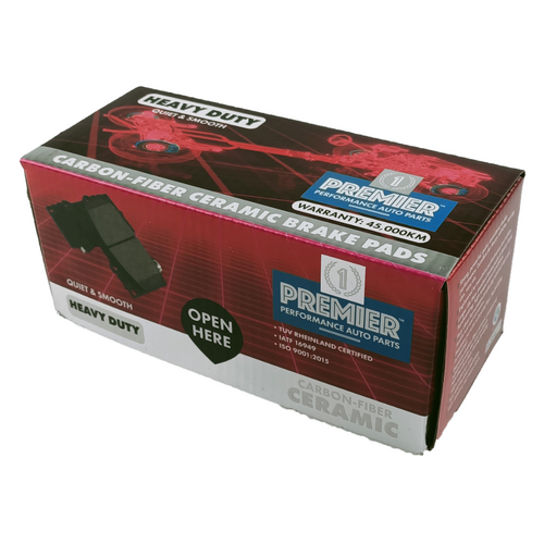 Premier Front Heavy Duty Carbon-Fiber Ceramic Brake Pads HDCP1841 DB1841 thumbnail
