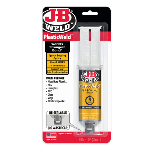 JB Weld PlasticWeld 25ml 50132 thumbnail