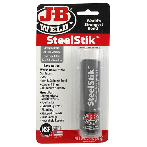 JB Weld Steelstik Epoxy Putty Stick 57g 8267 thumbnail