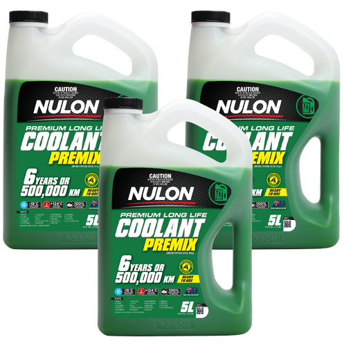 Nulon Green Long Life Top-up Coolant Box Of 3 X 5 Litre Bottles LLTU5 thumbnail