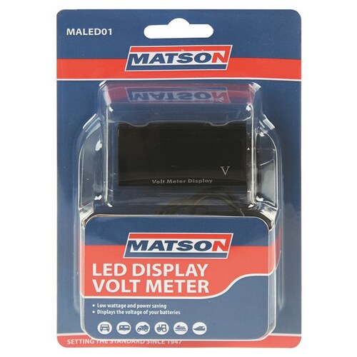 Matson Led Battery Voltmeter MALED01 thumbnail