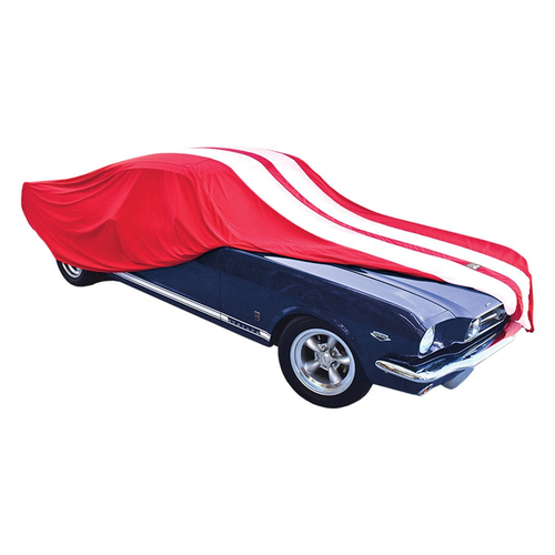 PC Procovers Show Car Cover Extra Large Red/White 5.5 x 1.78 x 1.3m PC40170XL-R/W thumbnail