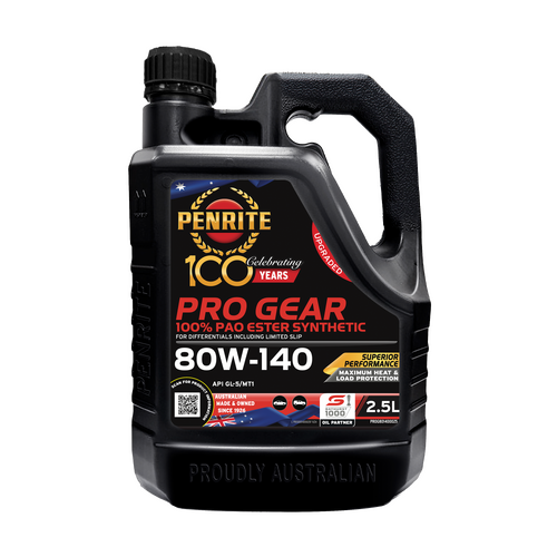 Penrite Pro Gear Full Synthetic Differential Including LSD Oil 80W-140 2.5L PROG801400025 thumbnail