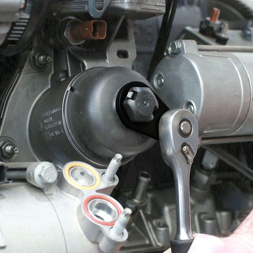 PK Tool Oil Filter Housing Sockets Offset Design 7pc 3/8” DR Cartridge Wrench Set PT50304 thumbnail