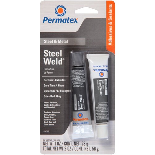 Permatex Steel Weld 56g - Dries Dark Grey (84209) thumbnail